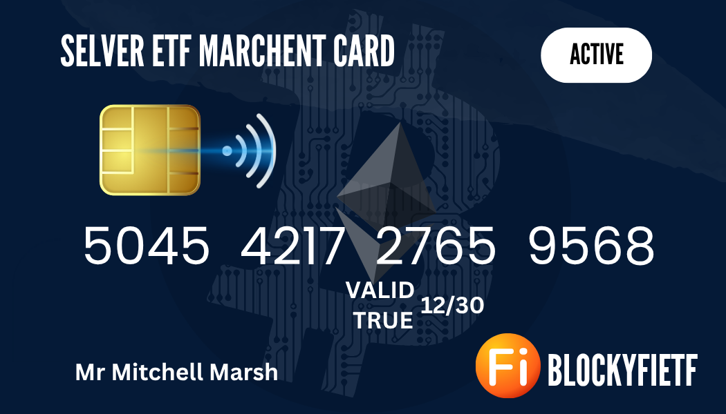 SELVER ETF MARCHENT CARD 